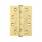 Ball Bearing Door Hinges Zoo Hardware 100 x 76mm Grade 13 PVD Brass per single 4.63